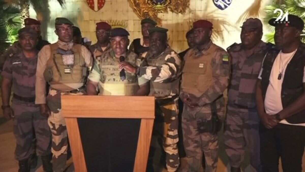 Gabonese military seizes power after President Ali Bongo wins third term in elections Gabonese military seizes power after President Ali Bongo wins third term in elections