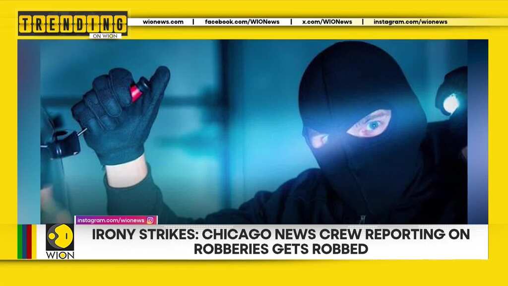 Chicago news crew reporting on robberies gets robbed