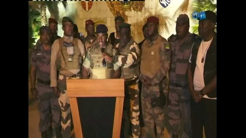 Coup leaders announce general transitional president in Gabon