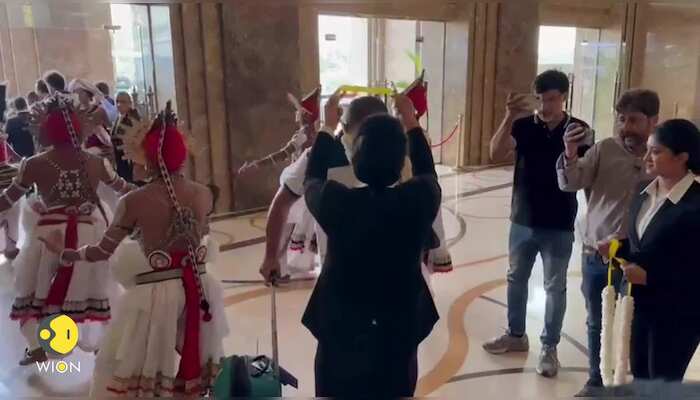 Team Pakistan arrive at hotel in Sri Lanka for their second match of the Asia Cup