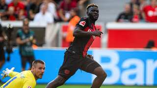 Football: Victor Boniface double pushes Leverkusen to top of Bundesliga