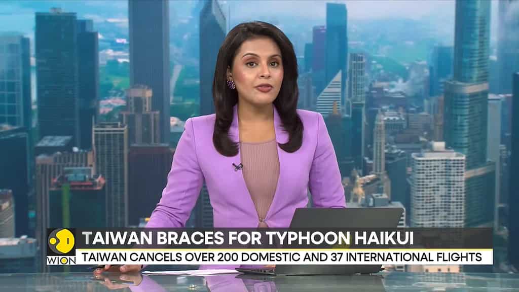 Typhoon Haikui: First typhoon to hit island in four years