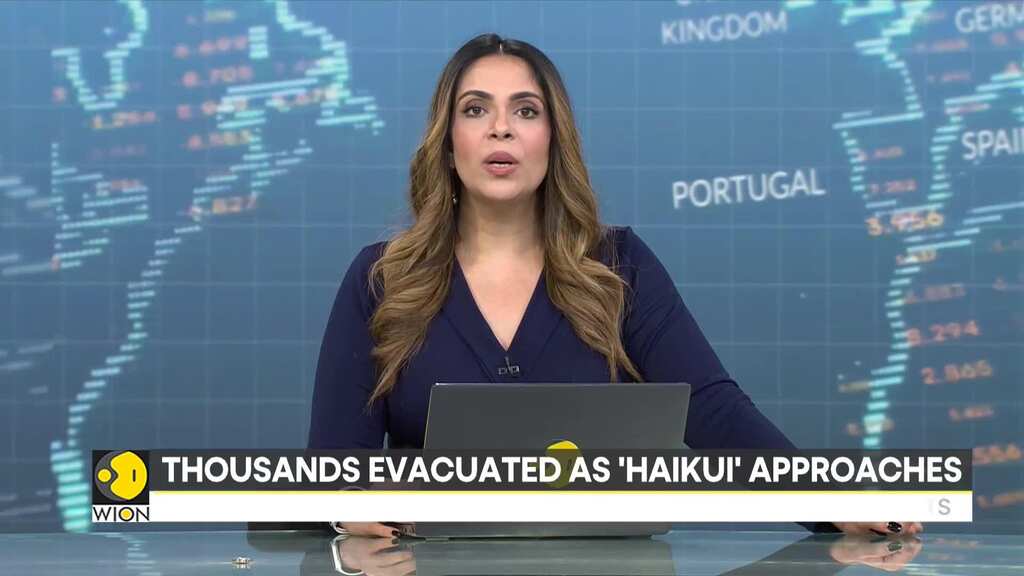 Typhoon Haikui: Almost 3000 evacuated, schools and businesses closed in Taiwan