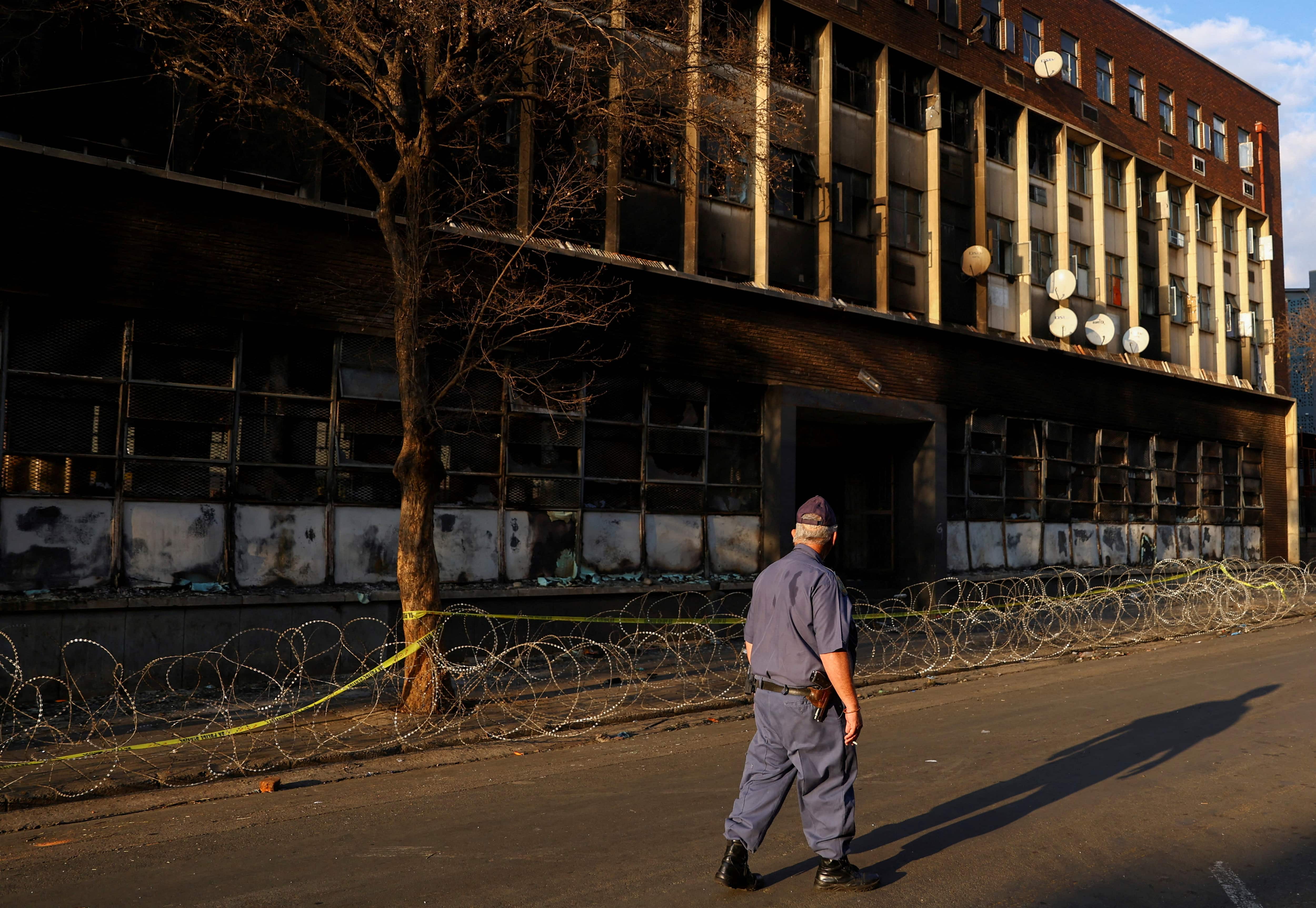 Johannesburg fire: President Ramaphosa urges strict enforcement of laws over 'hijacked' buildings