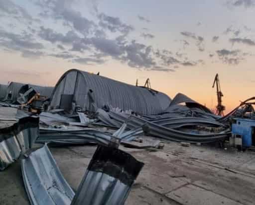 Ukraine claims it downed 22 Shahed drones as Russia hits port on Romania border; 2 injured