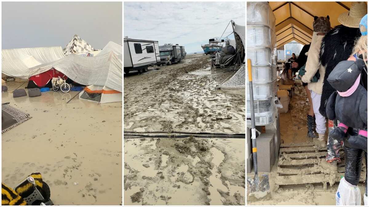 Heavy rains make ‘Burning Man’ site muddy, police investigate a death Heavy rains make ‘Burning Man’ site muddy, police investigate a death