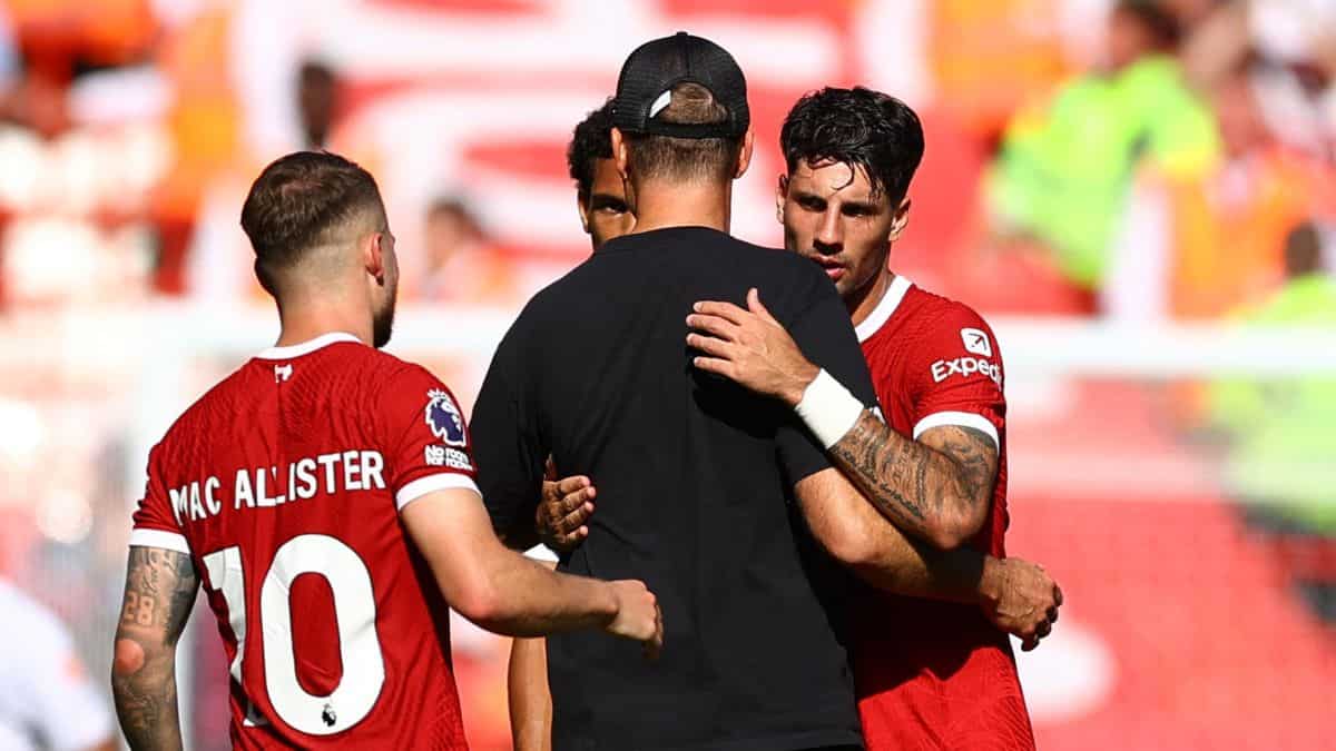 PL: Dominik Szoboszlai hits maiden goal as Salah, Nunez contribute in Liverpool's 3-0 win over Aston Villa