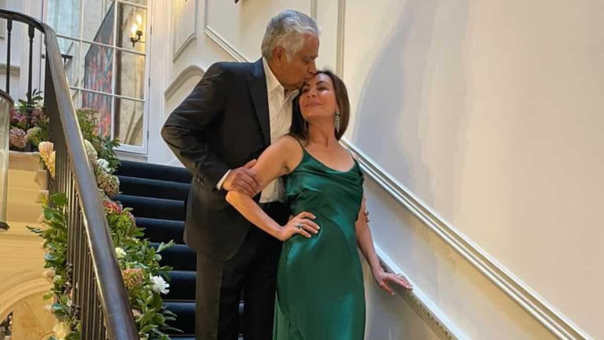 Harish Salve marries for the third time in London, Lalit Modi among attendees Harish Salve marries for the third time in London, Lalit Modi among attendees