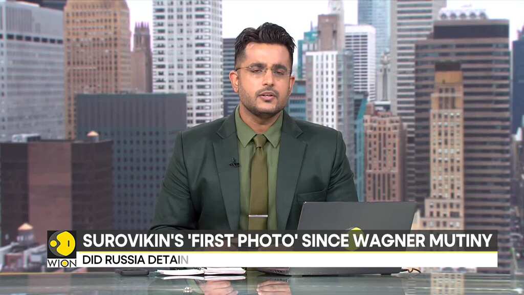 Russia- Ukraine war: Sergei Surovikin 'seen in first photo' since Wagner mutiny