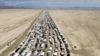 Burning Man: Mass exodus begins after organisers lift driving ban