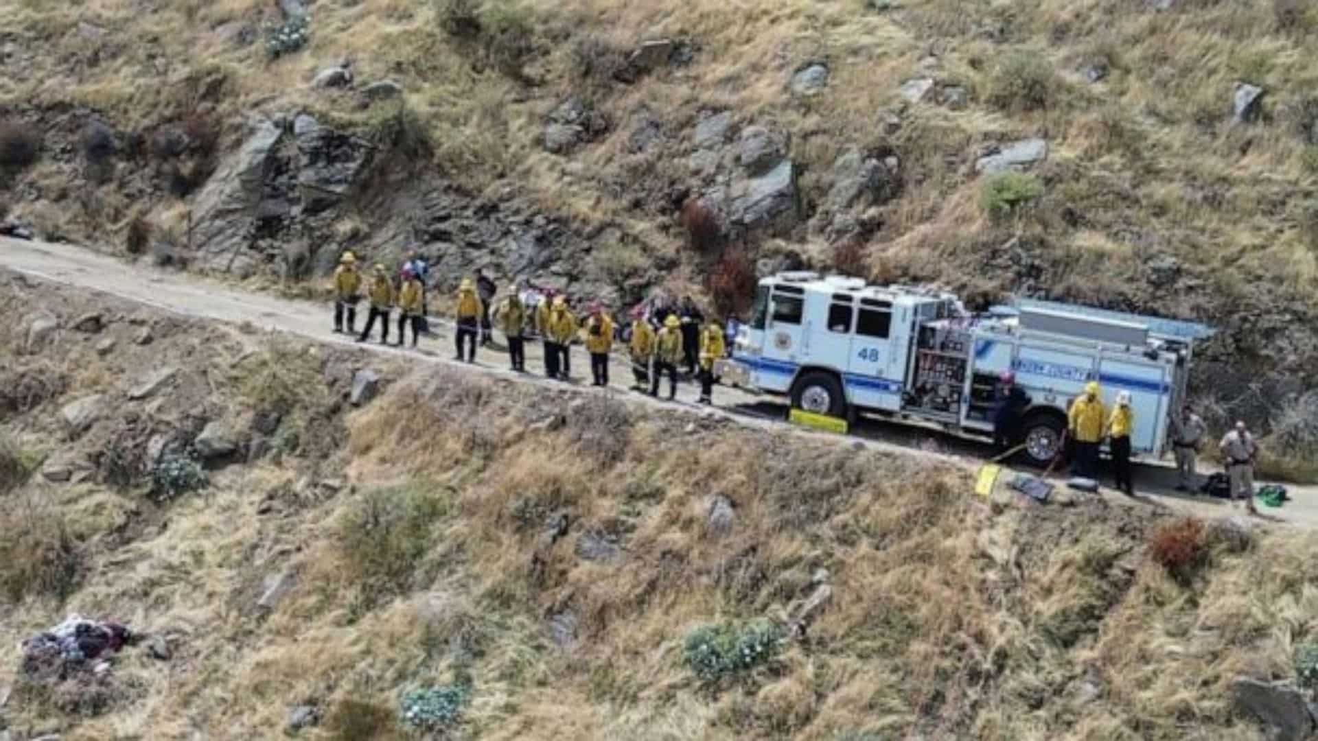 Miraculous rescue: A truck fell into a 100-foot ravine & the driver survived for 5 days Miraculous rescue: A truck fell into a 100-foot ravine & the driver survived for 5 days