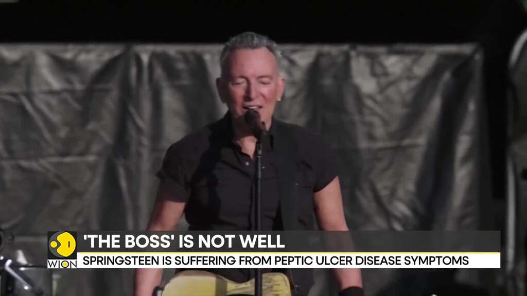 Bruce Springsteen postpones shows: Suffering from peptic ulcer disease symptoms