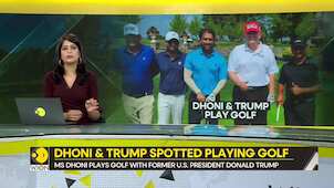 Gravitas: Dhoni 'tees off' with Trump | Netizens amazed over 'unusual' crossover