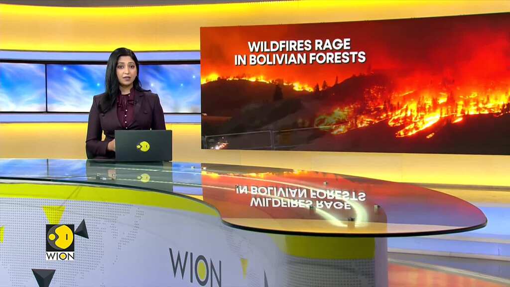 Massive wildfire breaks out in Bolivia
