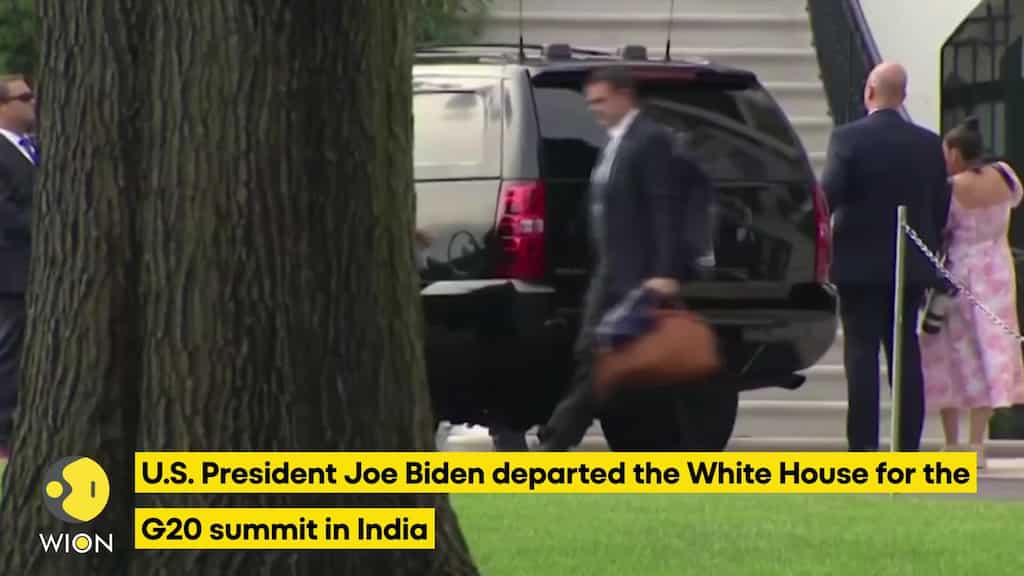 US President Joe Biden departs for G20 summit in India | WION Originals