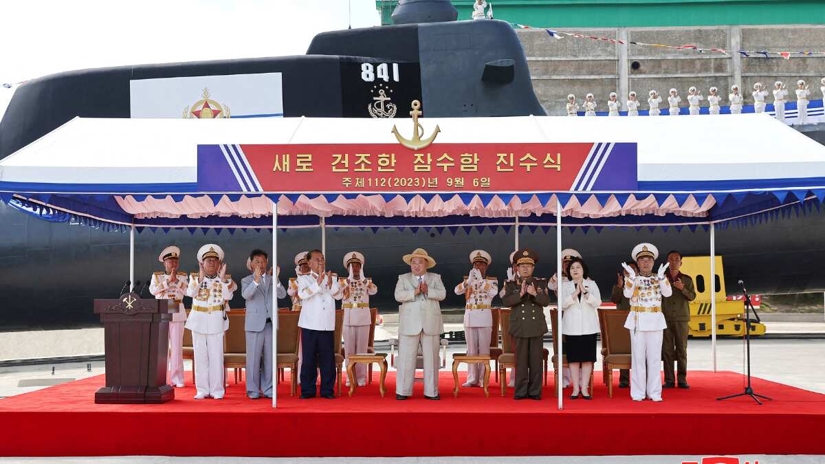 North Korea launches first 'tactical nuclear attack submarine': KCNA North Korea launches first 'tactical nuclear attack submarine': KCNA