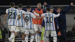 Lionel Messi hits trademark-style freekick to get Argentina going in World Cup 2026 qualifiers - WATCH