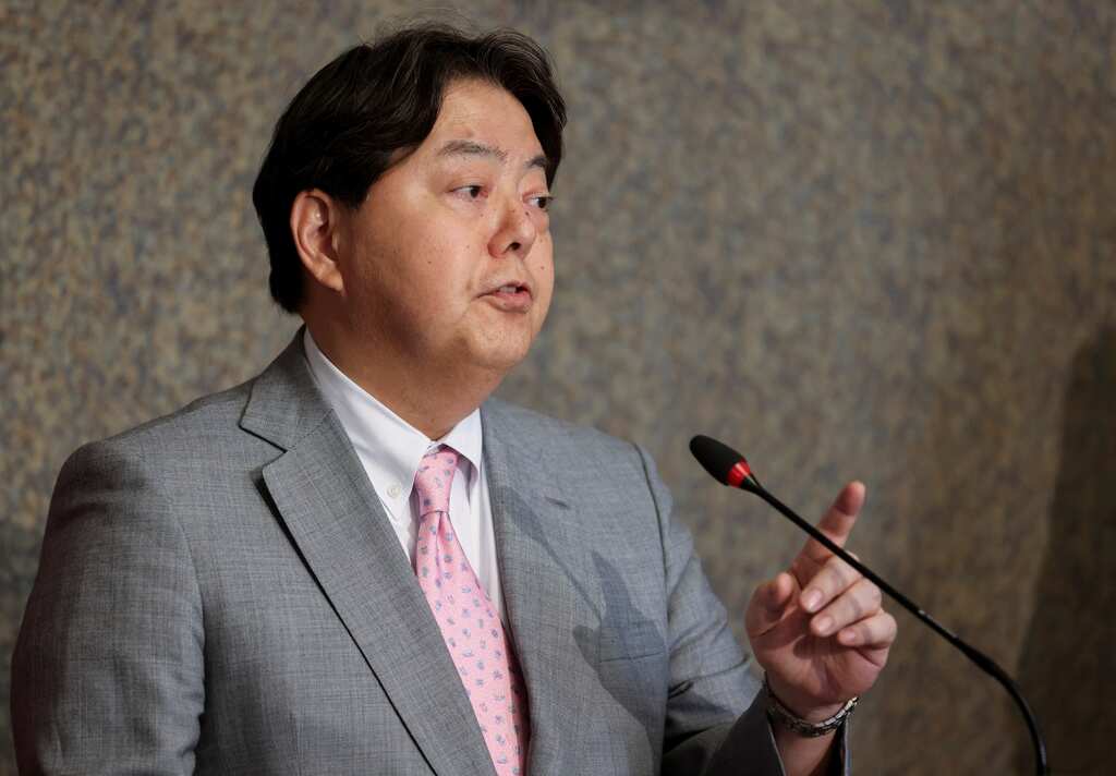 Japan's foreign minister arrives in war-torn Ukraine to discuss reconstruction