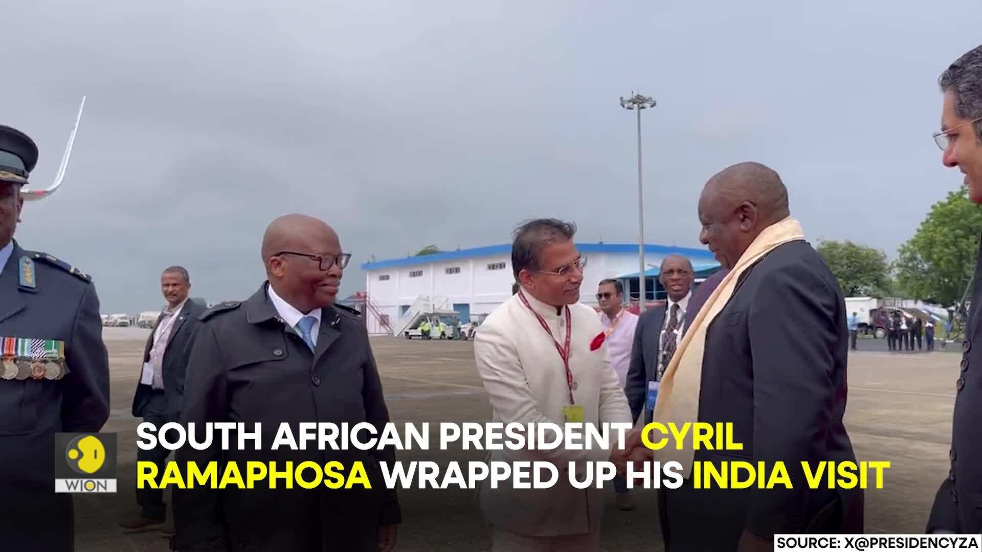 G20 Summit 2023: South African President Cyril Ramaphosa concludes his ...