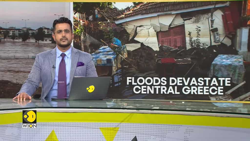 Extreme flooding caused by storm Daniel devastates Greece