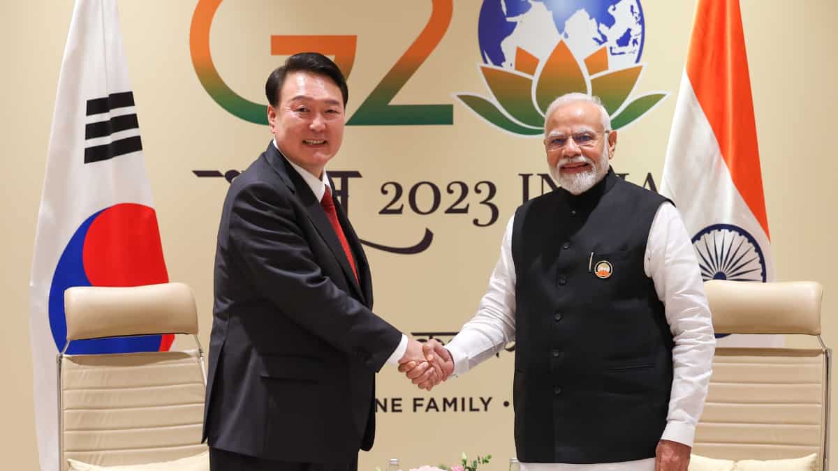 Bilateral talks between PM Modi and South Korean President Yoon Suk Yeol