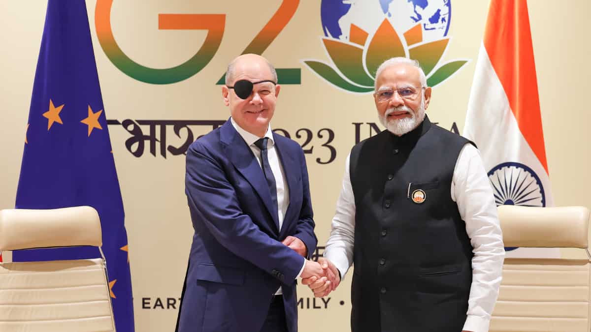 PM Modi meets German Chancellor Olaf Scholz on the sidelines of G20 Summit