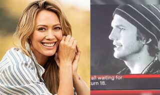 Ashton Kutcher under fire for his gross comment on Hilary Duff when she was 15