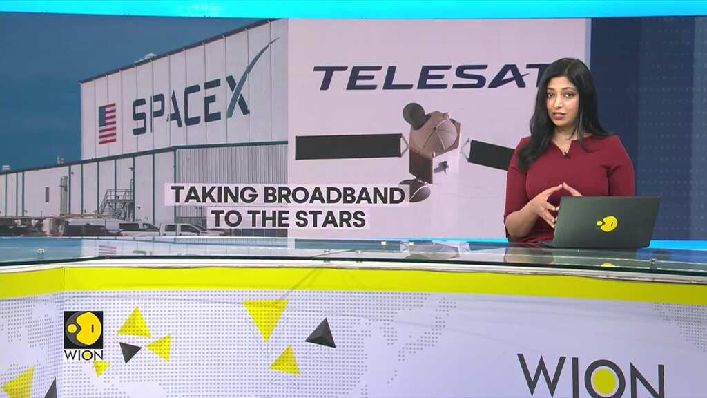 Telesat partners with Spacex for light-speed satellite