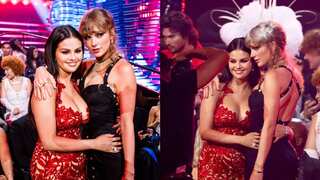 Taylor Swift and Selena Gomez cheer for each other at the 2023 MTV VMAs. See pics, videos