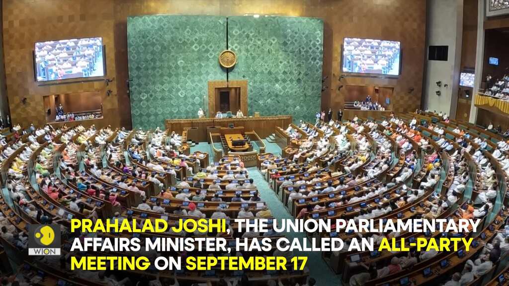 Indian Parliament's special session: Modi government calls an all-party meeting