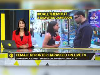 Gravitas |  Do you really have to touch my bottom?: Spanish journalist groped on live TV