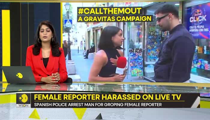 Gravitas |  Do you really have to touch my bottom?: Spanish journalist groped on live TV
