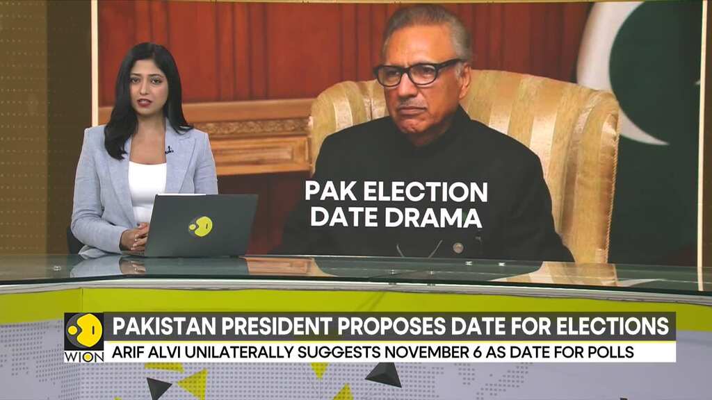 Pakistan president proposes date for election