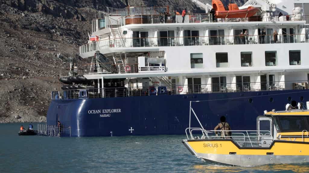 Cruise with 200 on board, including some with Covid, pulled free after running aground in Greenland