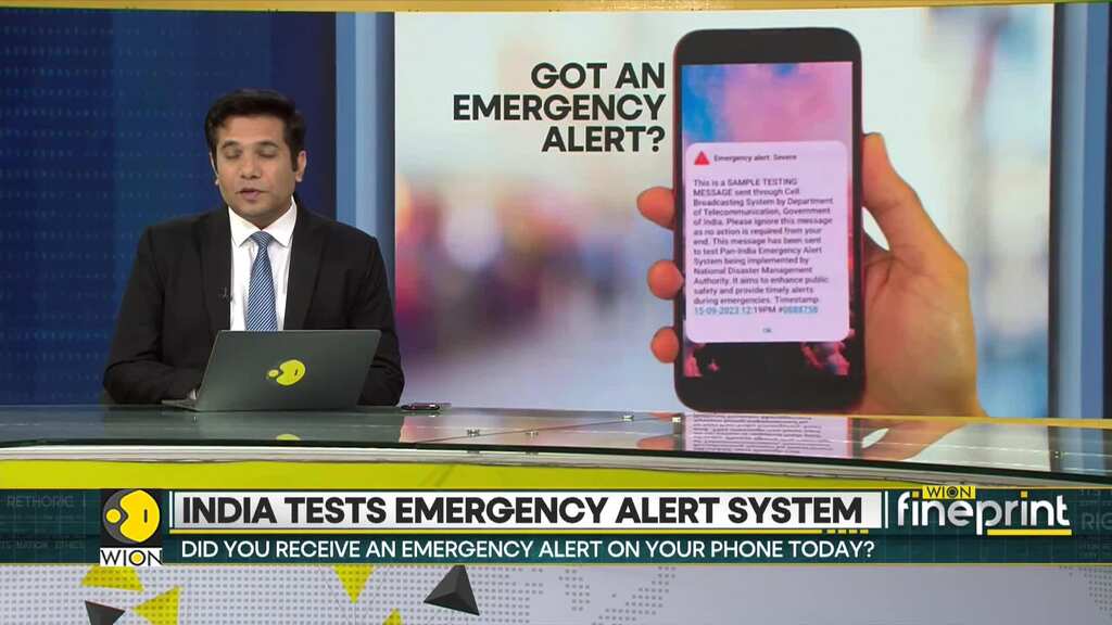India tests emergency alert system