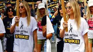 Margot Robbie joins SAG-AFTRA protest rally, earns praise from fans