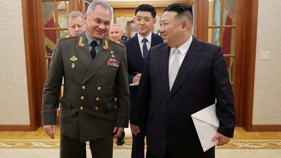 Russia’s defence min shows bombers and missiles to Kim during last leg of trip Russia’s defence min shows bombers and missiles to Kim during last leg of trip
