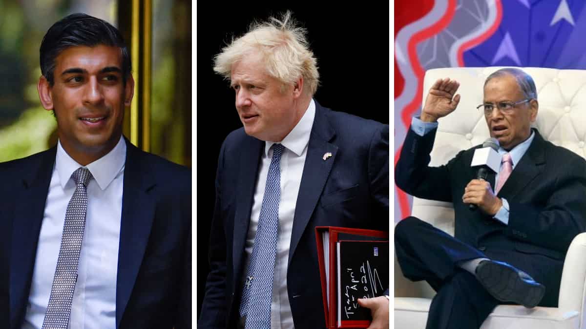 Boris Johnson 'believed' Narayana Murthy was helping Rishi Sunak to become UK PM, claims new book Boris Johnson 'believed' Narayana Murthy was helping Rishi Sunak to become UK PM, claims new book