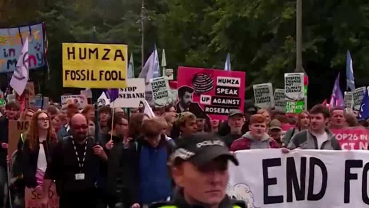 Central London and Edinburgh protests ahead of UN General Assembly