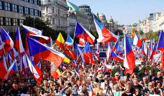 'They're agents of foreign powers': Protests in Czech Republic against govt's pro-Western policies