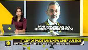Gravitas: Symbolic? Pak Chief Justice takes oath accompanied by wife
