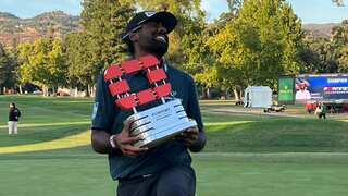 Golf: Sahith Theegala wins maiden PGA Tour title with Fortinet Championship victory