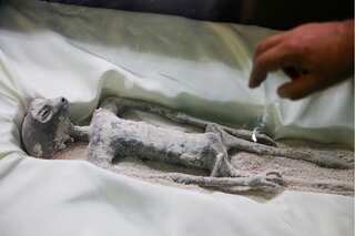 A close encounter with the 'alien bodies' in Mexico