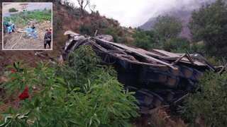 At least 24 dead, dozens injured after bus plunges into ravine in Peru