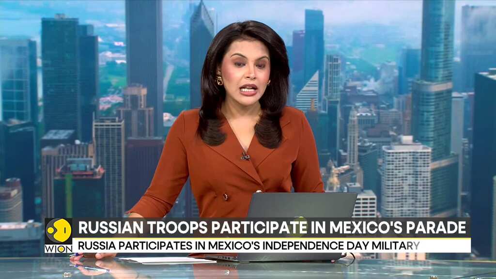 Russia troops participate in Mexico's parade; Mexico President defends Russian presence
