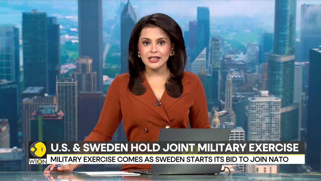 Military exercise comes as Sweden starts its bid to join NATO