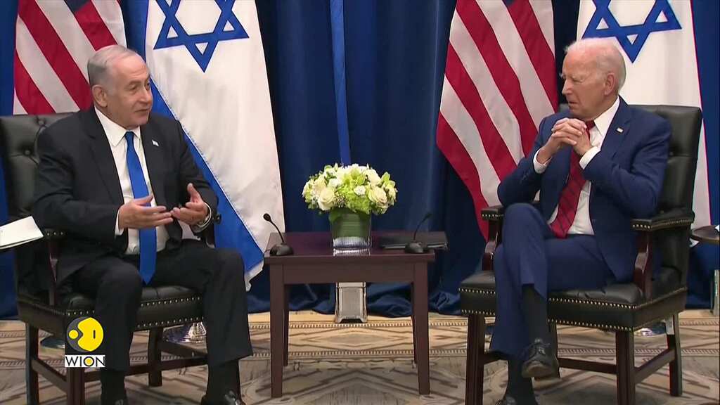 Israeli PM Netanyahu meets US President Joe Biden