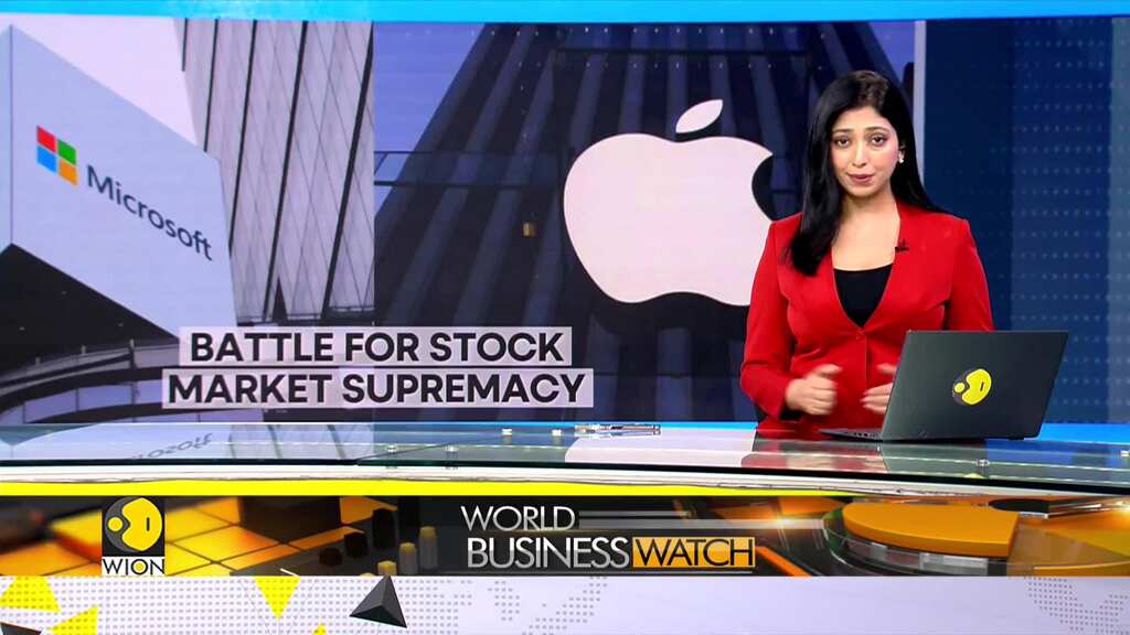 Microsoft gains ground on Apple in stock market race | World Business Watch