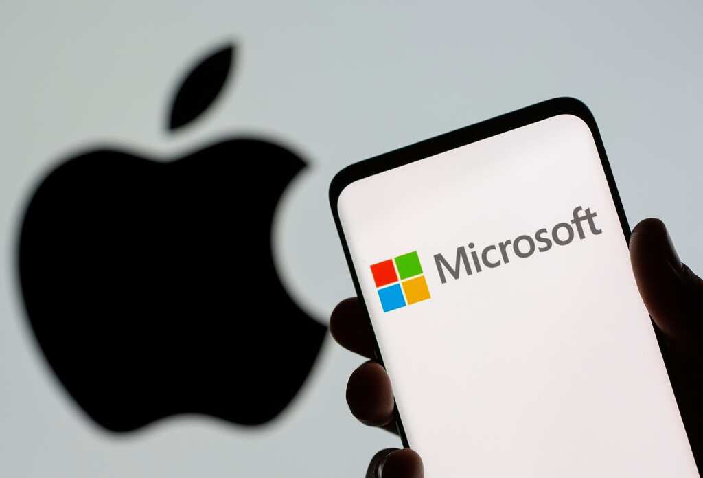 Microsoft looks to overtake Apple as the world's largest stock: Report