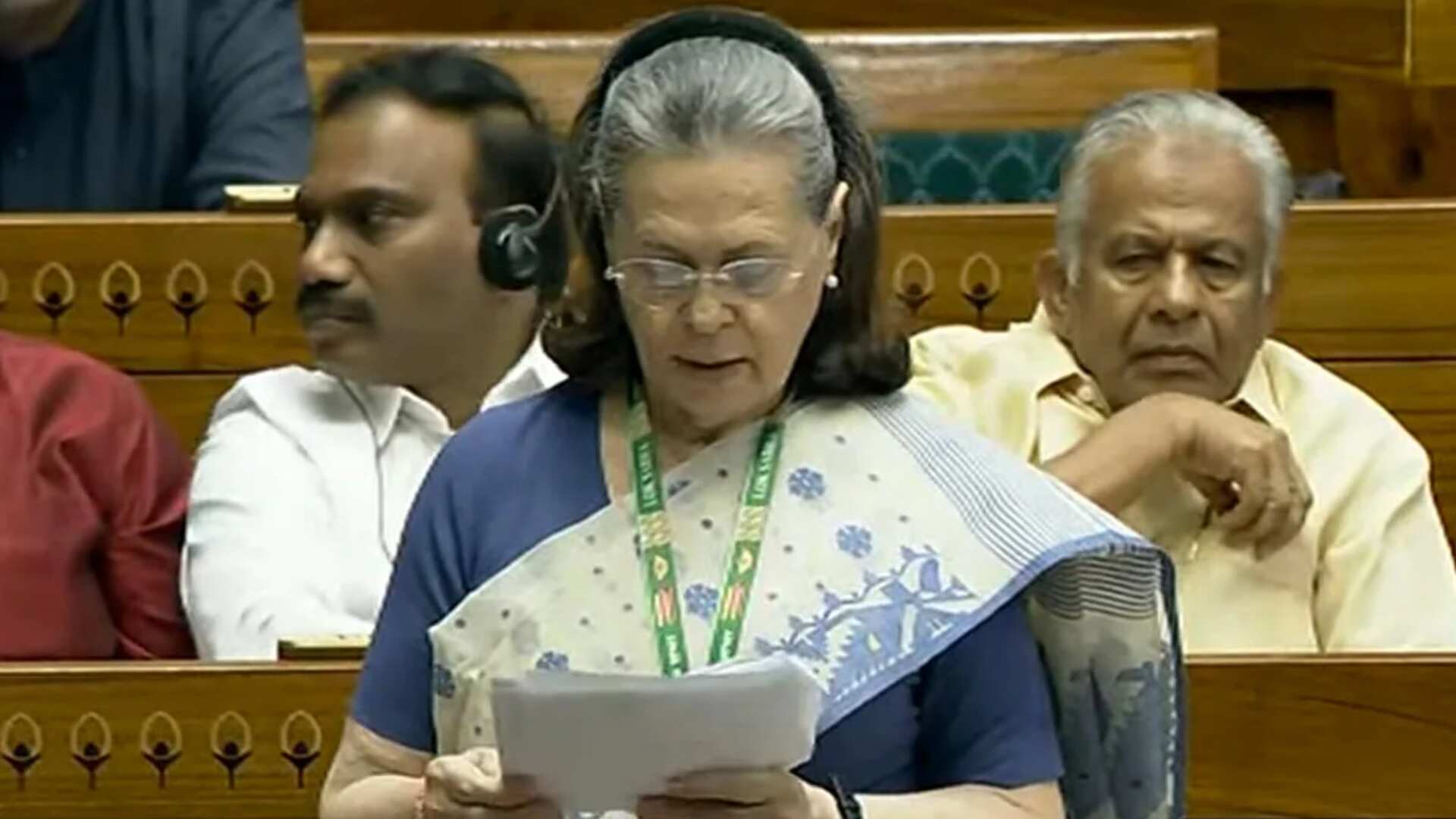 Sonia announces Cong support to women’s quota bill, demands fast implementation; BJP calls it politicisation Sonia announces Cong support to women’s quota bill, demands fast implementation; BJP calls it politicisation